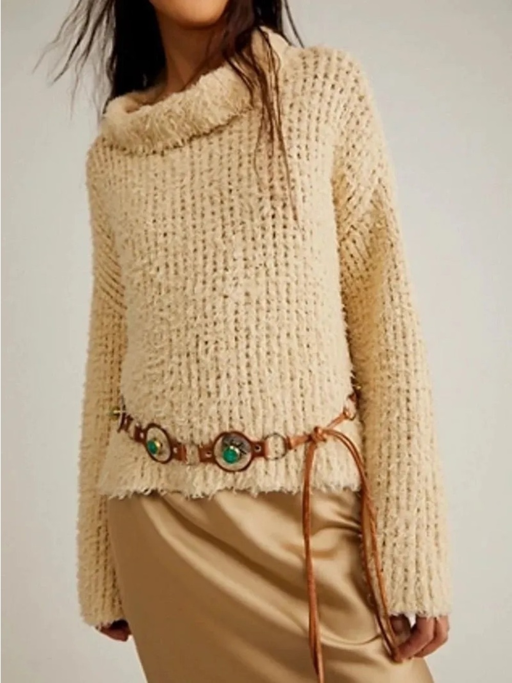 Free People Calypso Stone Wrap Belt